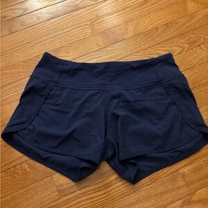 Lululemon Athletica Blue Athletic Shorts Moisture-Wicking Performance